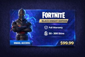 Black Knight with 50 - 300 Skins
