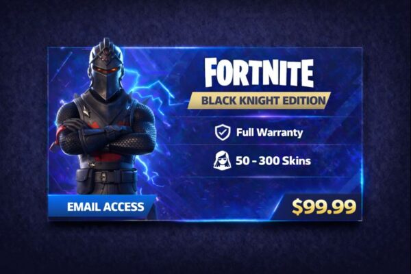 Black Knight with 50 - 300 Skins