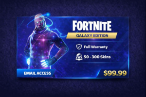 Galaxy with 50 - 300 Skins