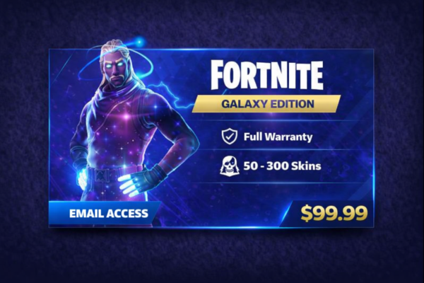 Galaxy with 50 - 300 Skins